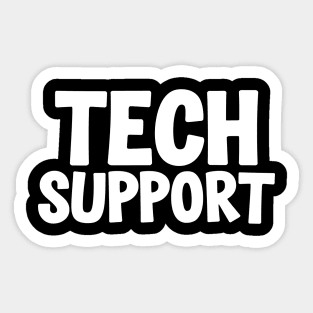 Tech Support Sticker